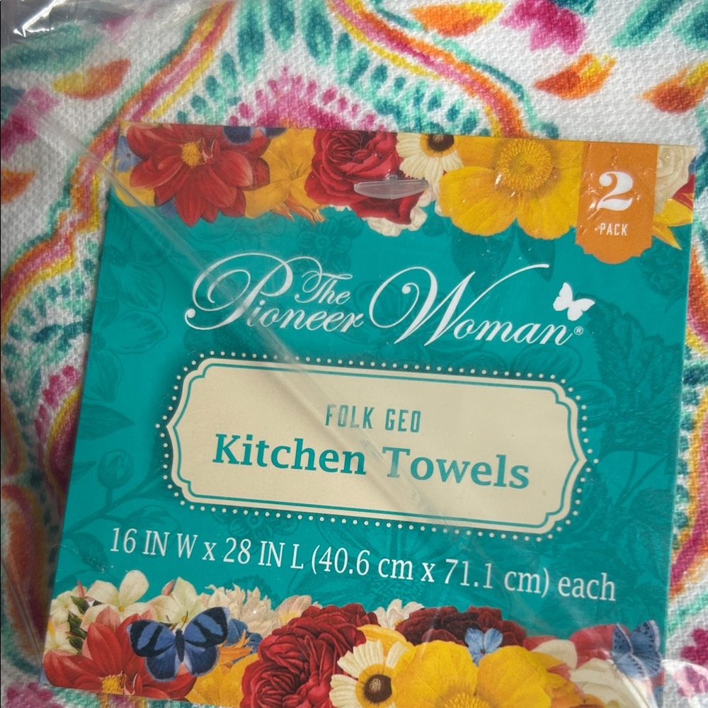 Hand Crafted Floral Hanging Kitchen Hand Towels Crochet Top - Picture 15 of 15